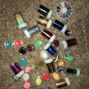 Nail glitter, wraps etc. all brand new.